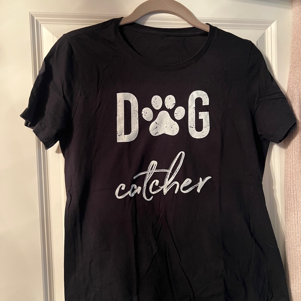 Dog Catcher Black T-Shirt